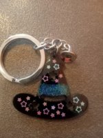 portachiavi cappello da strega 