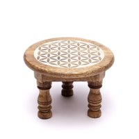 tavolino altare fiore della vita